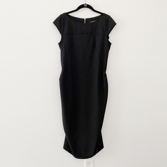 Cynthia Steffe Wool Midi Pencil Dress - Picture 4 of 9